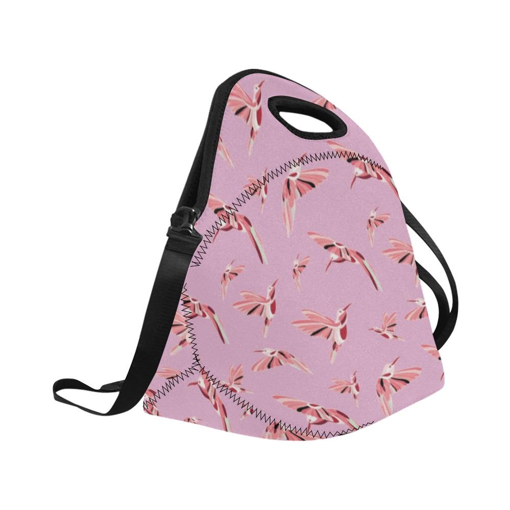 Strawberry Pink Neoprene Lunch Bag/Large (Model 1669) bag e-joyer 