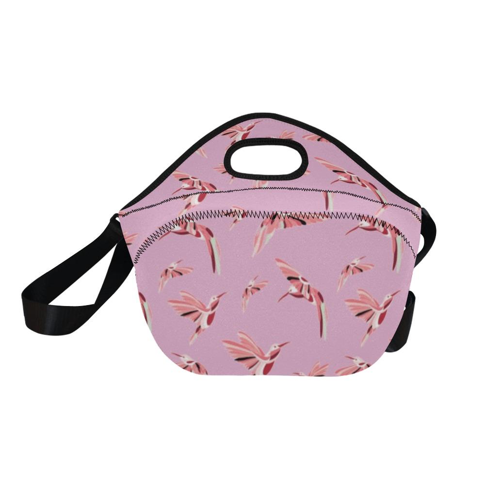 Strawberry Pink Neoprene Lunch Bag/Large (Model 1669) bag e-joyer 
