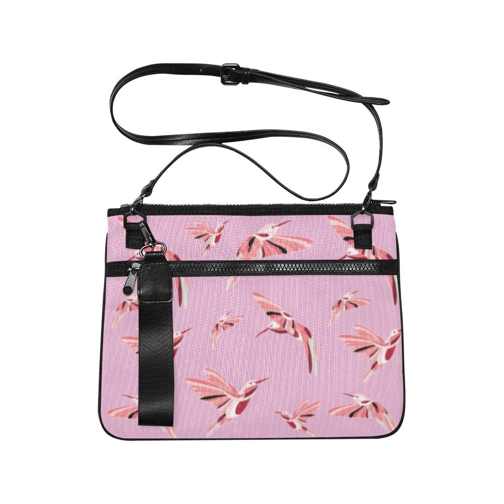 Strawberry Pink Slim Clutch Bag (Model 1668) Slim Clutch Bags (1668) e-joyer 