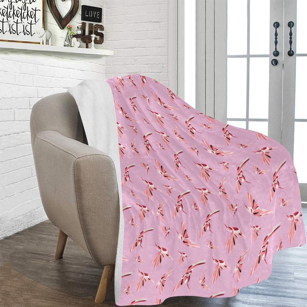 Strawberry Pink Ultra-Soft Micro Fleece Blanket 60"x80" Ultra-Soft Blanket 60''x80'' e-joyer 