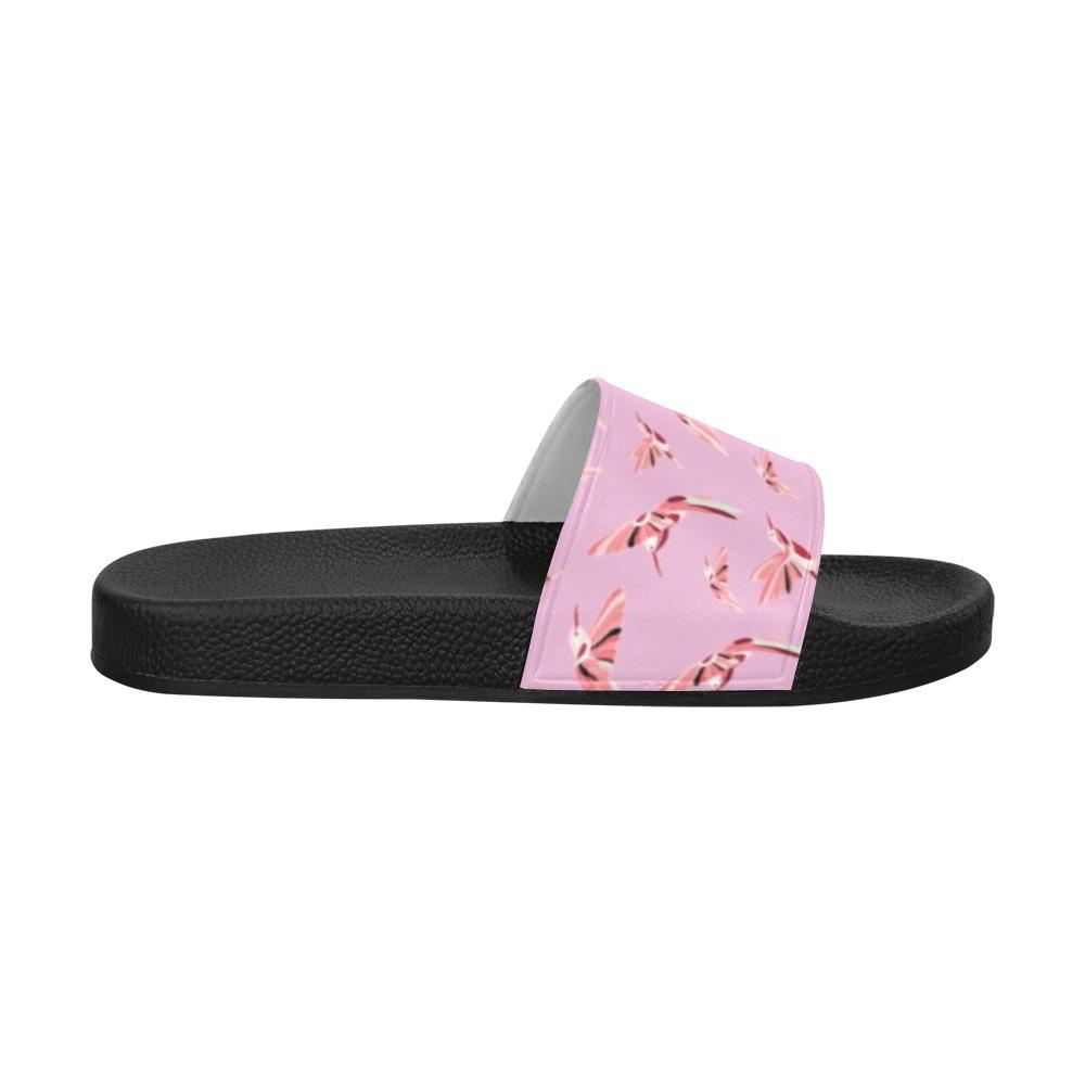 Strawberry Pink Women's Slide Sandals (Model 057) Women's Slide Sandals (057) e-joyer 