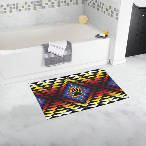 Sunset Bearpaw Blanket Bath Rug 16''x 28'' Bath Rug 16''x 28'' e-joyer 