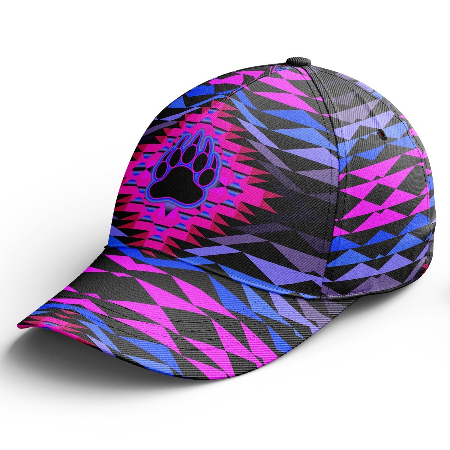 Sunset Bearpaw Blanket Pink Snapback Hat hat Herman 