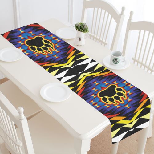 Sunset Bearpaw Blanket Table Runner 16x72 inch Table Runner 16x72 inch e-joyer 