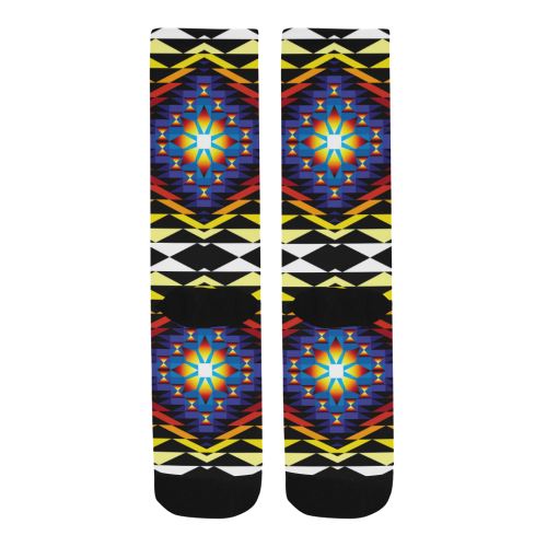 Sunset Blanket Trouser Socks Trouser Socks e-joyer 