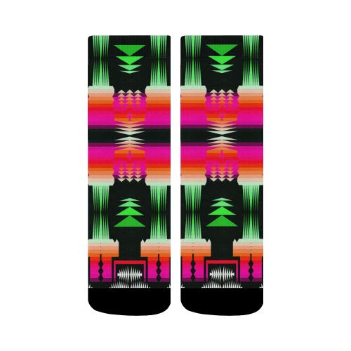 Sunset Lake Sage Crew Socks Crew Socks e-joyer 