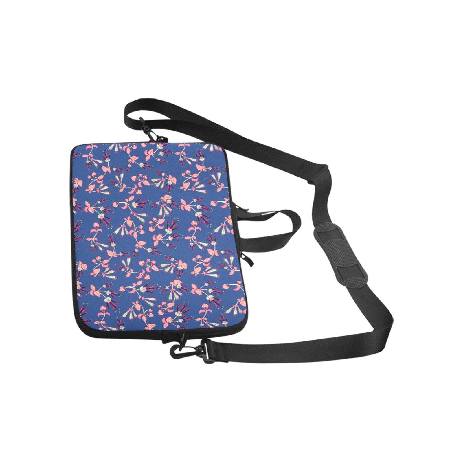 Swift Floral Peach Blue Laptop Handbags 14" bag e-joyer 
