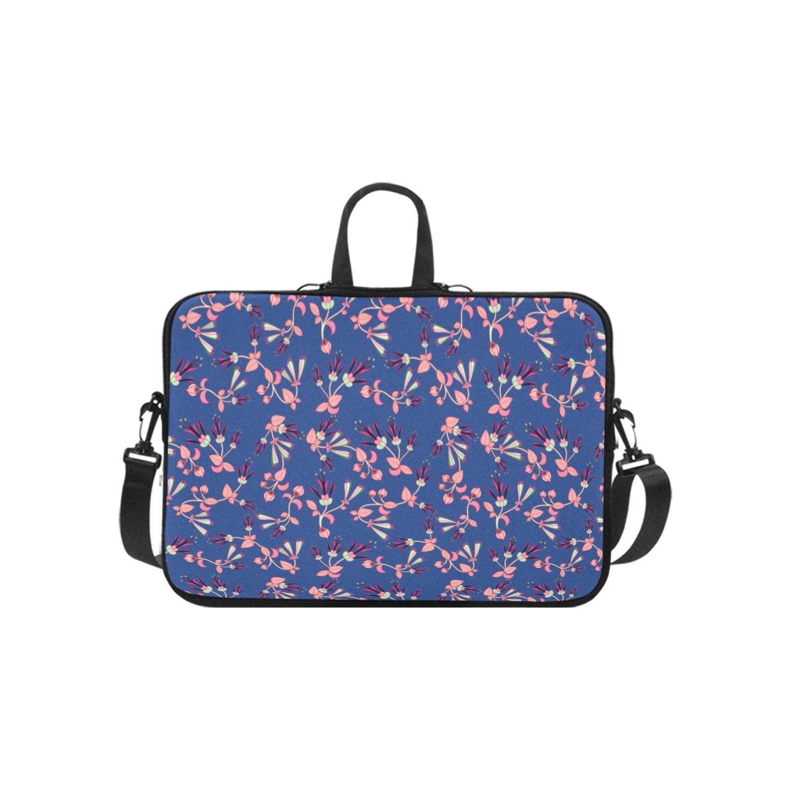 Swift Floral Peach Blue Laptop Handbags 15" Laptop Handbags 15" e-joyer 