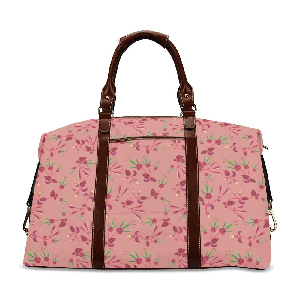 Swift Floral Peach Rouge Remix Classic Travel Bag (Model 1643) Remake Classic Travel Bags (1643) e-joyer 