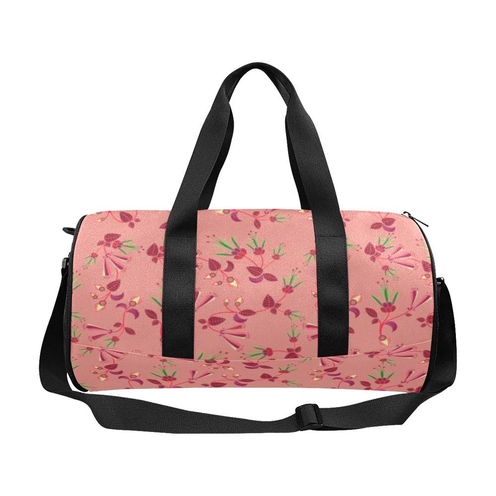 Swift Floral Peach Rouge Remix Duffle Bag (Model 1679) Duffle Bag (1679) e-joyer 