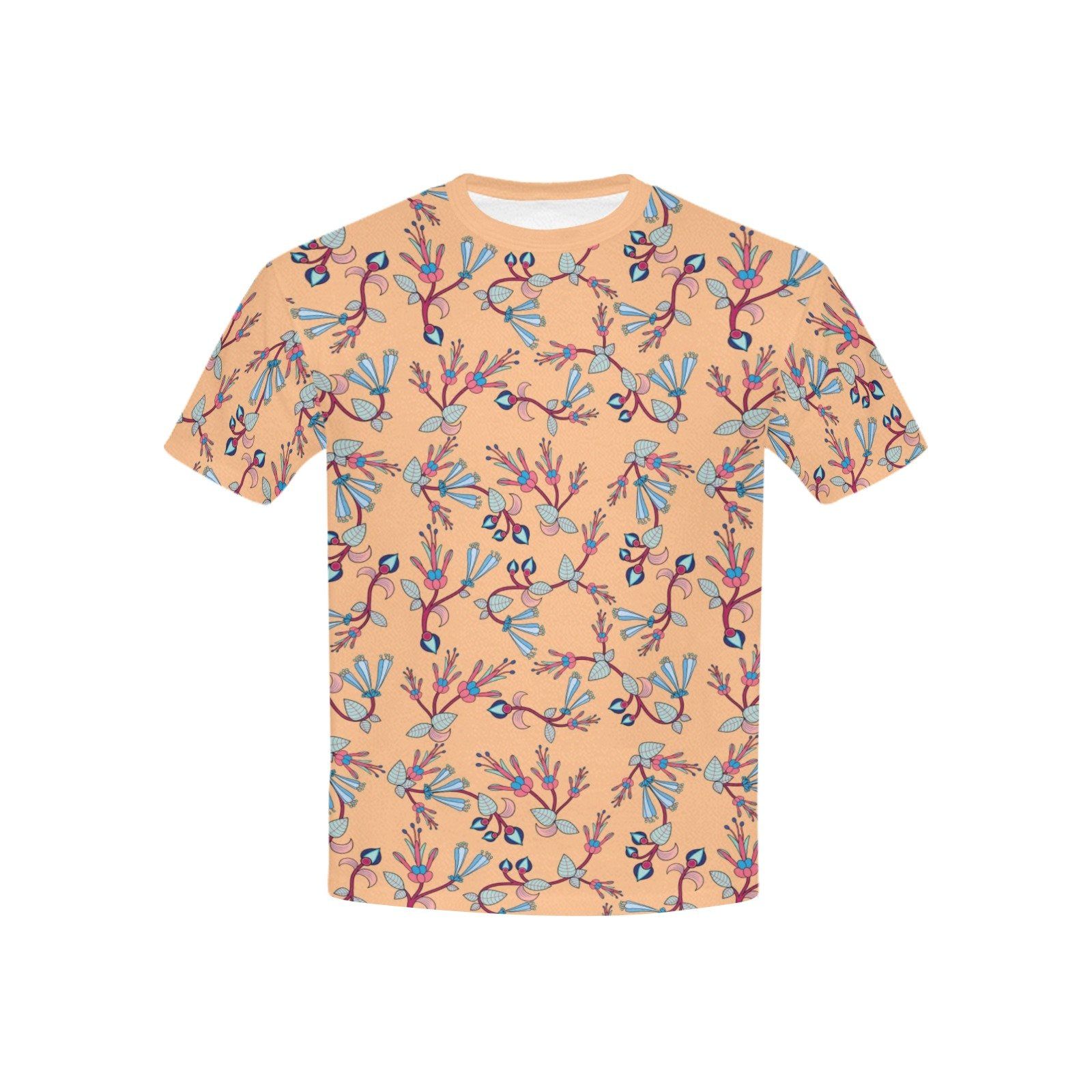Swift Floral Peache Kids' All Over Print T-shirt (USA Size) (Model T40) All Over Print T-shirt for Kid (T40) e-joyer 