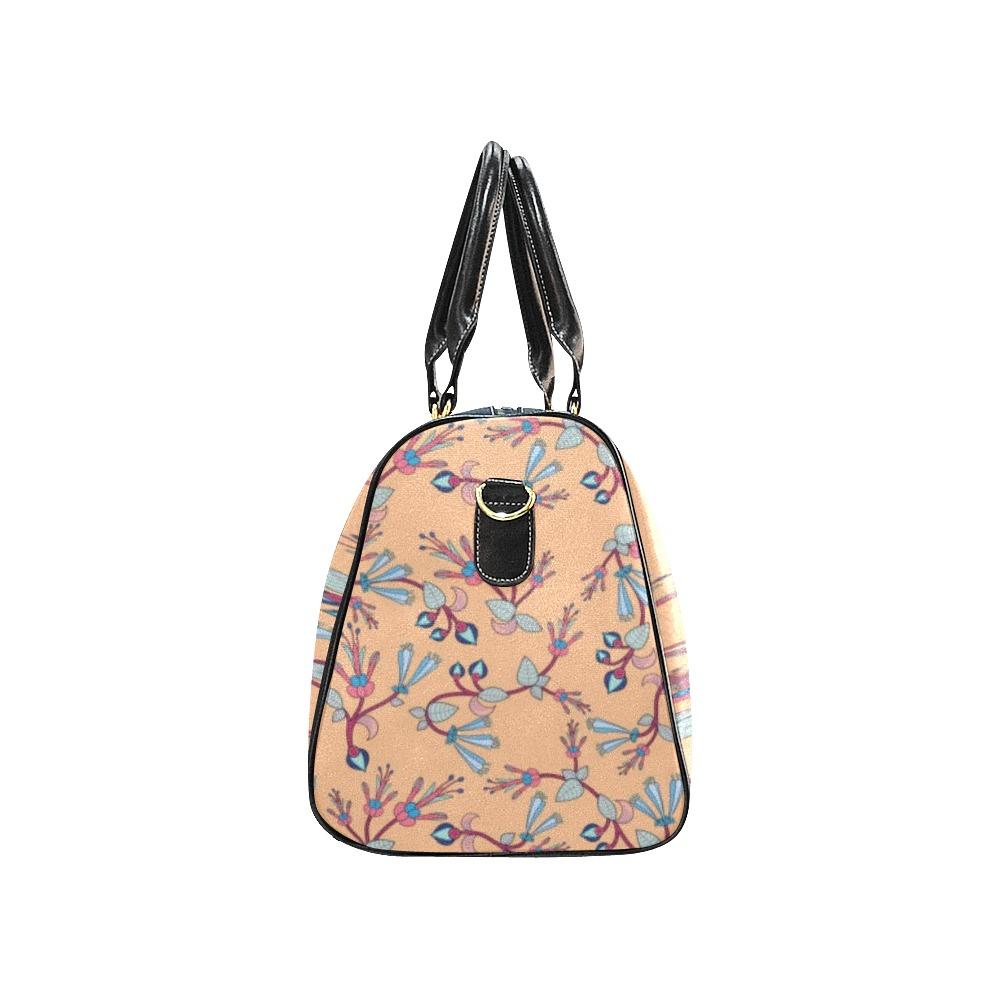 Swift Floral Peache New Waterproof Travel Bag/Small (Model 1639) bag e-joyer 