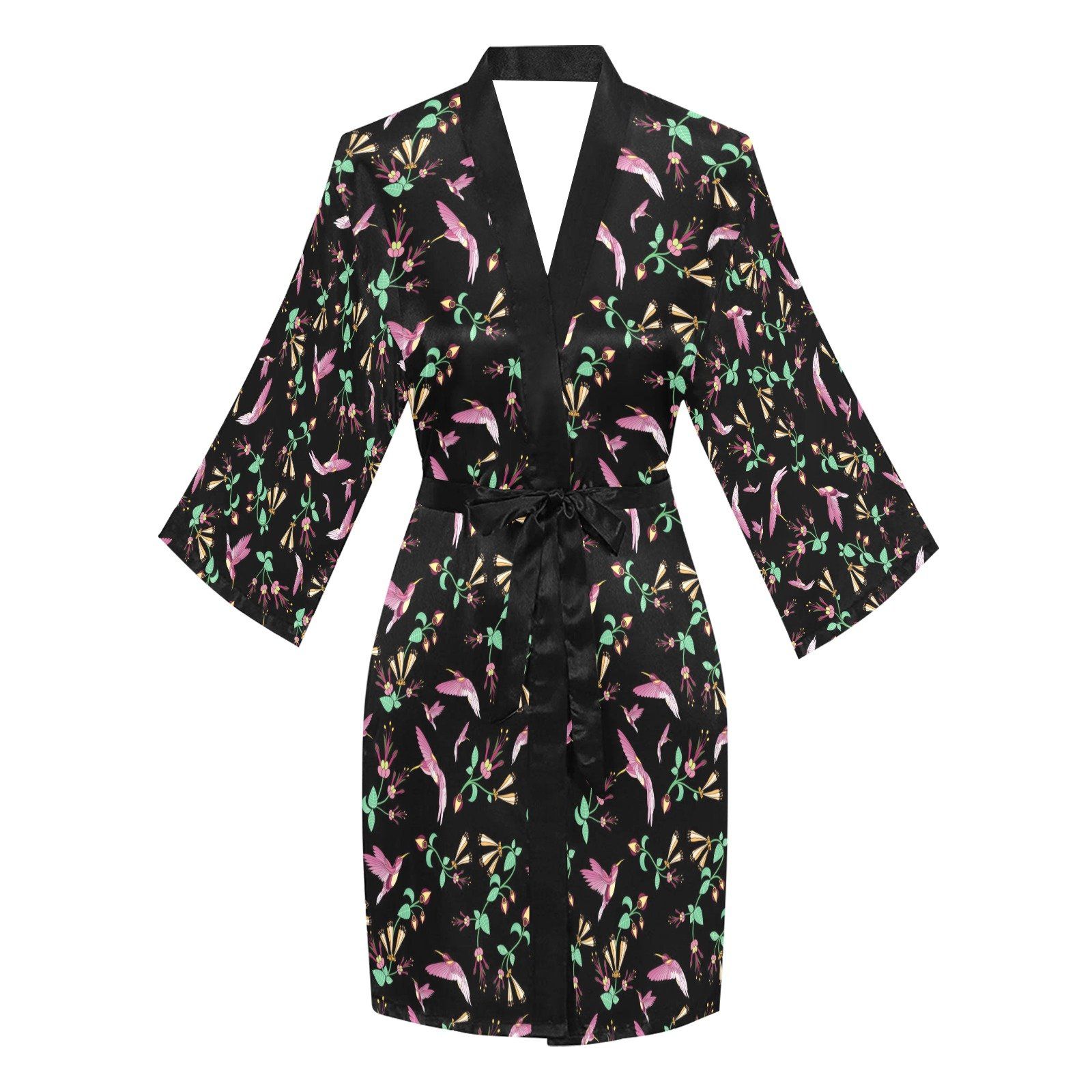 Swift Noir Long Sleeve Kimono Robe Long Sleeve Kimono Robe e-joyer 