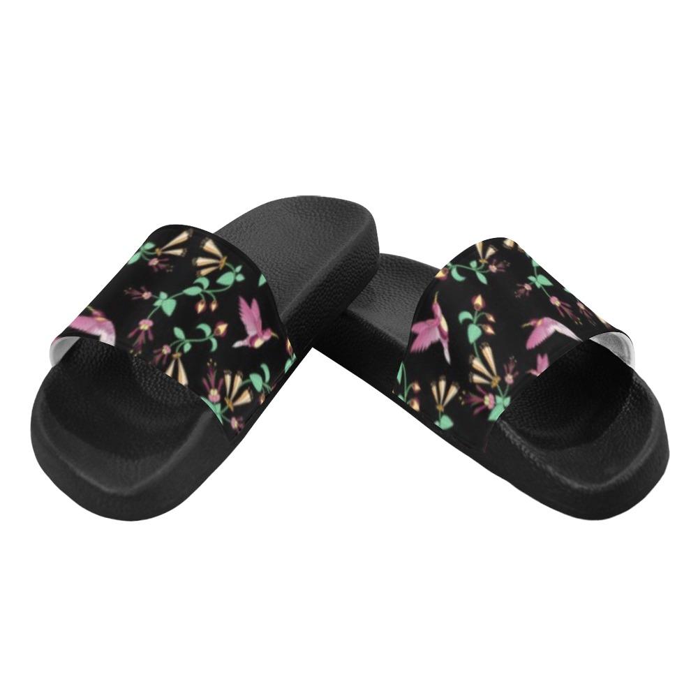 Swift Noir Women's Slide Sandals (Model 057) Women's Slide Sandals (057) e-joyer 