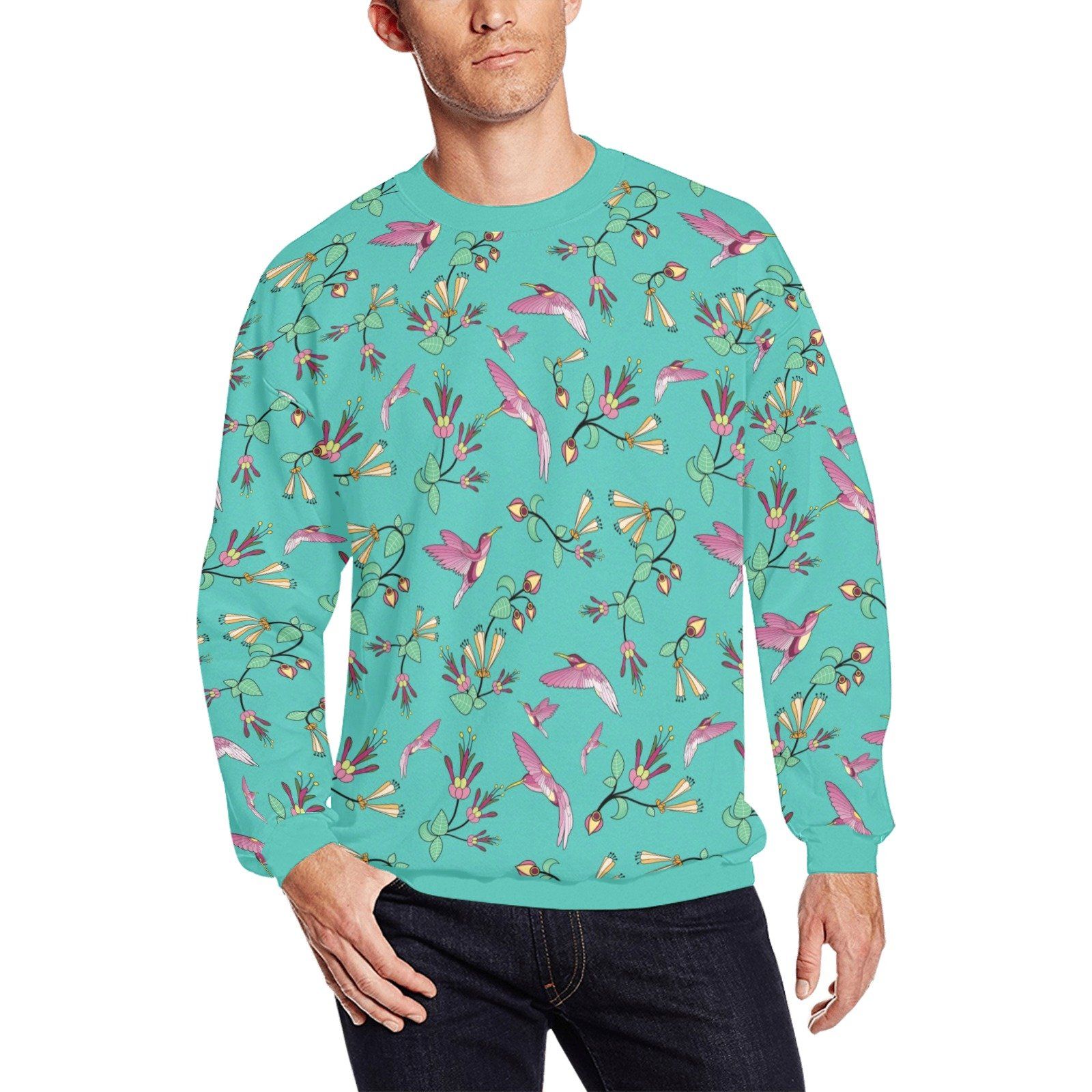 Swift Pastel All Over Print Crewneck Sweatshirt for Men (Model H18) shirt e-joyer 
