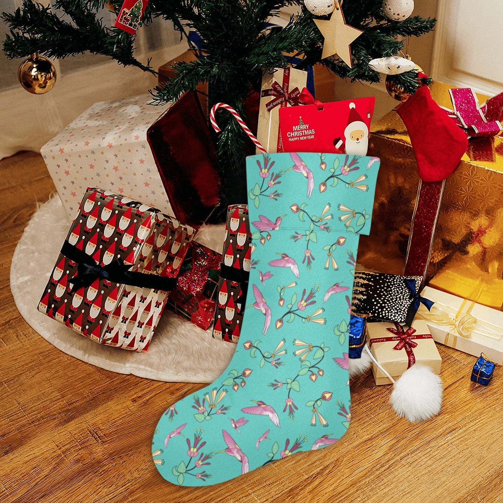 Swift Pastel Christmas Stocking holiday stocking e-joyer 