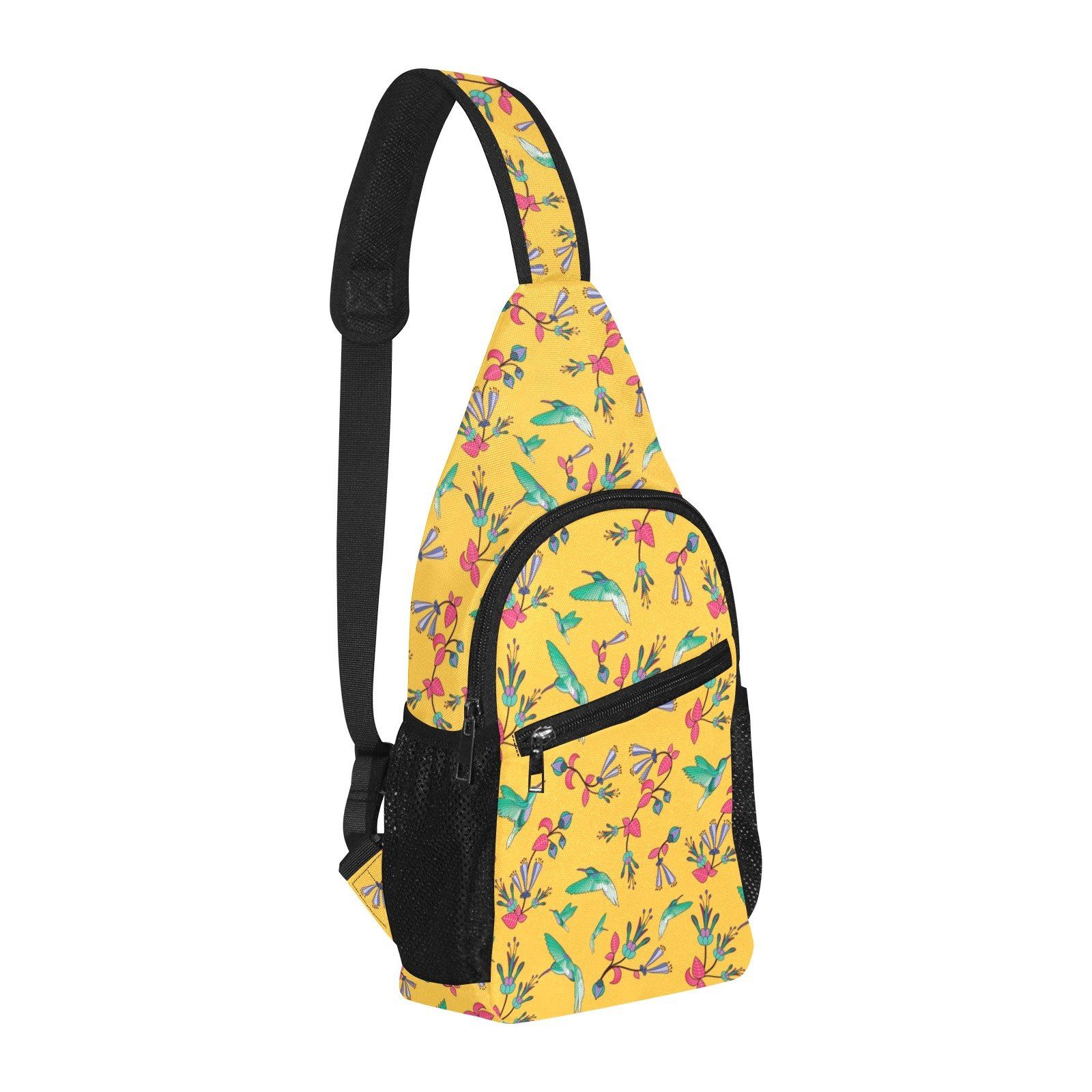 Swift Pastel Yellow All Over Print Chest Bag (Model 1719) All Over Print Chest Bag (1719) e-joyer 