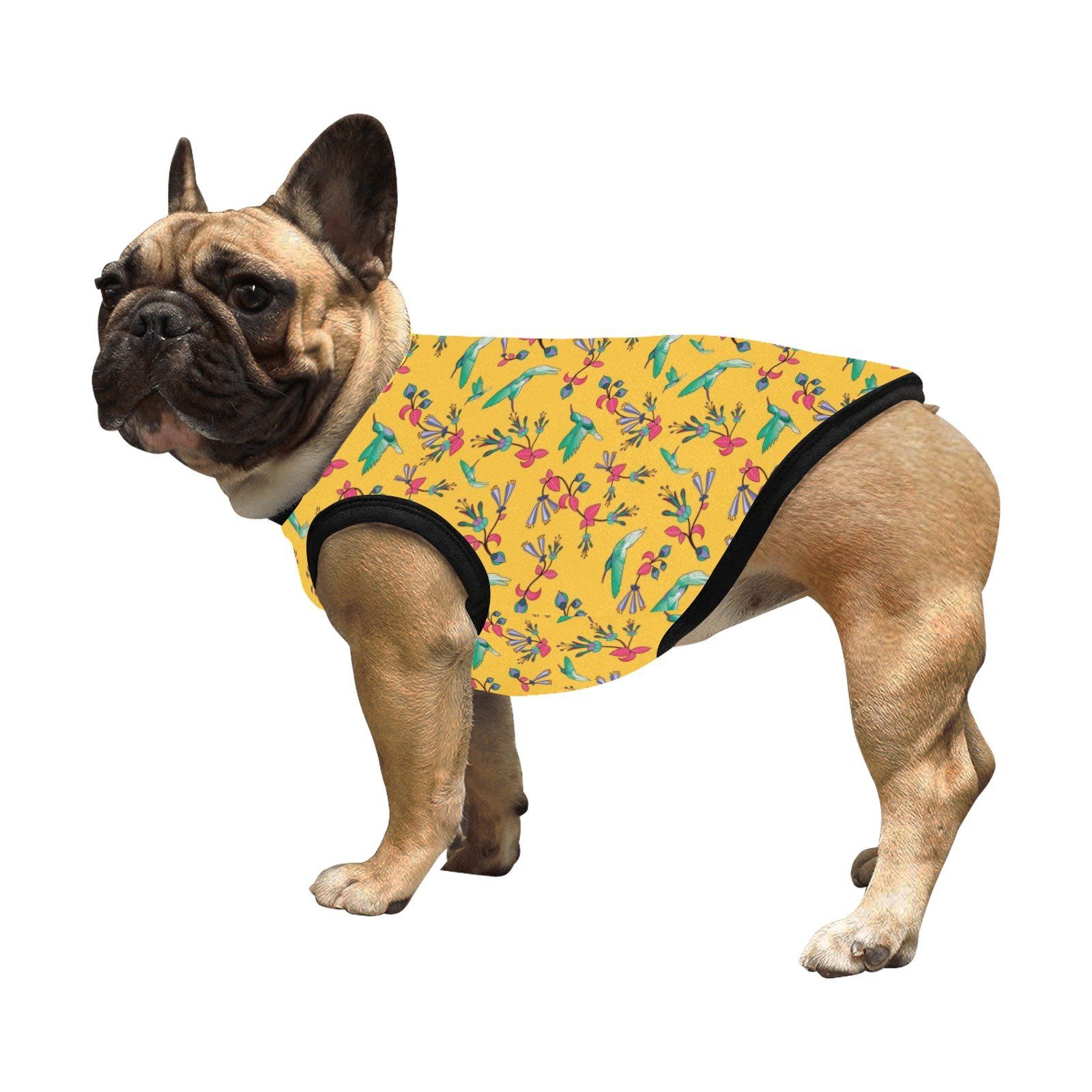 Swift Pastel Yellow All Over Print Pet Tank Top Pet Tank Top e-joyer 