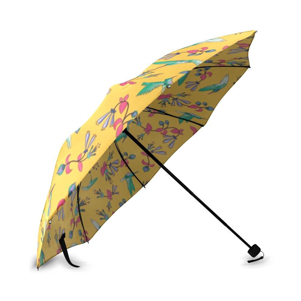 Swift Pastel Yellow Foldable Umbrella (Model U01) Foldable Umbrella e-joyer 