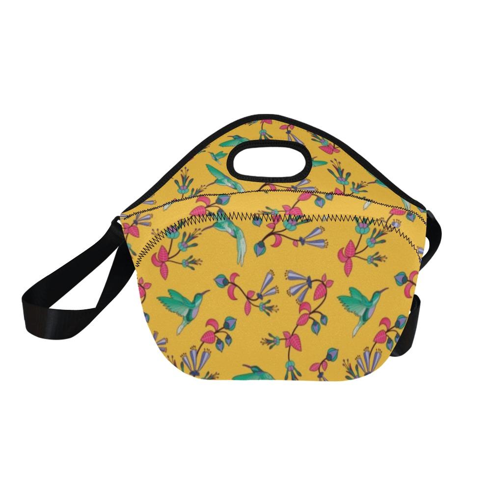 Swift Pastel Yellow Neoprene Lunch Bag/Large (Model 1669) bag e-joyer 