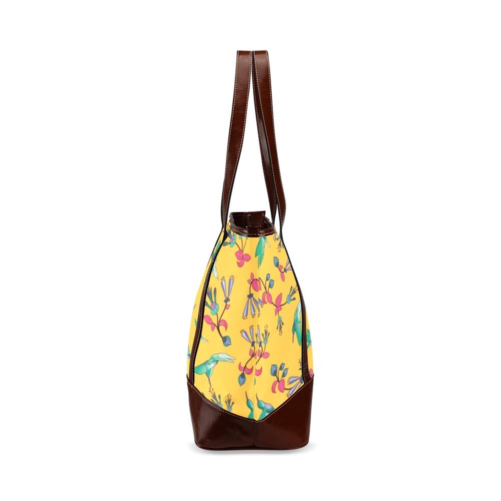 Swift Pastel Yellow Tote Handbag (Model 1642) Tote Handbags (1642) e-joyer 