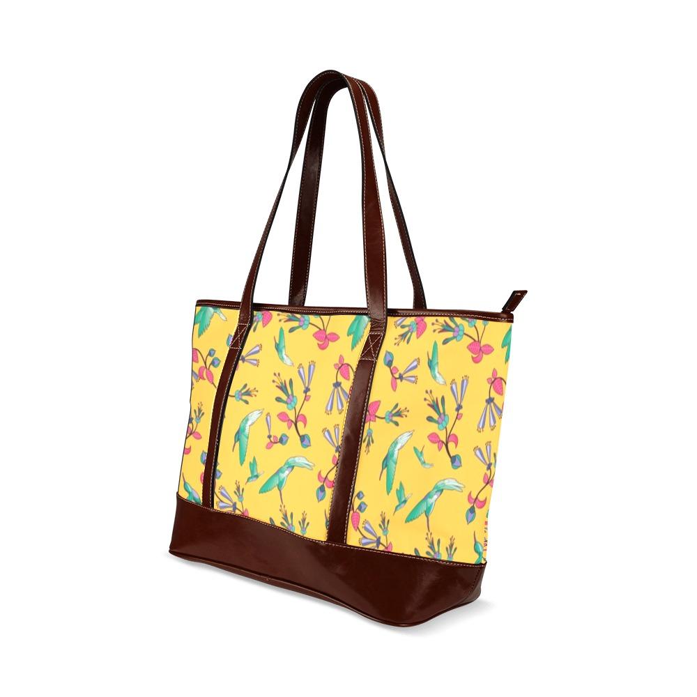 Swift Pastel Yellow Tote Handbag (Model 1642) Tote Handbags (1642) e-joyer 