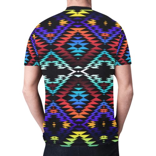 Taos Morning and Midnight New All Over Print T-shirt for Men (Model T45) New All Over Print T-shirt for Men (T45) e-joyer 