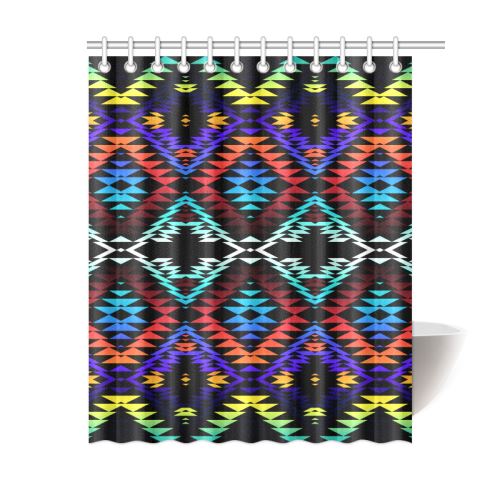 Taos Morning and Midnight Shower Curtain 60"x72" Shower Curtain 60"x72" e-joyer 