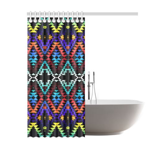 Taos Morning and Midnight Shower Curtain 60"x72" Shower Curtain 60"x72" e-joyer 