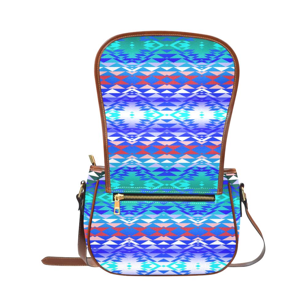 Taos Powwow 180 Saddle Bag/Small (Model 1649) Full Customization Saddle Bag/Small (Full Customization) e-joyer 