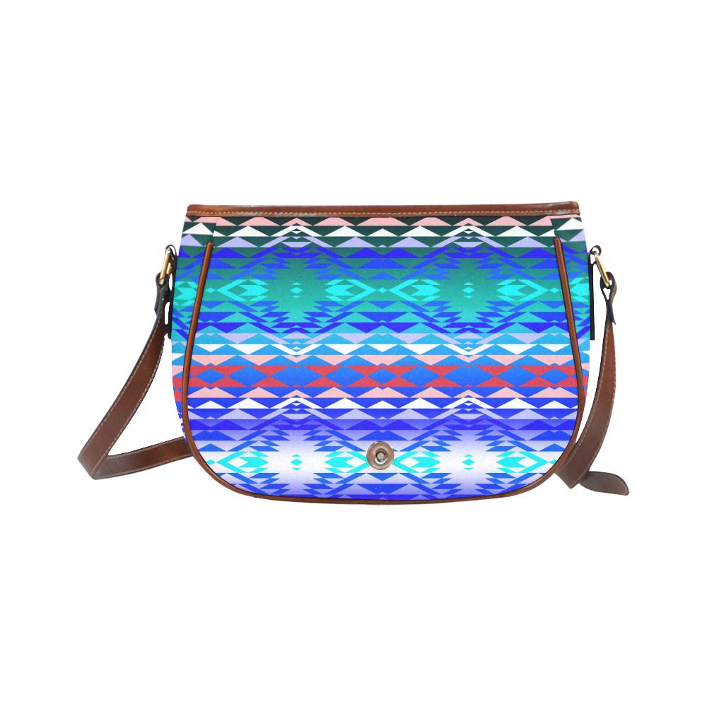 Taos Powwow 180 Saddle Bag/Small (Model 1649) Full Customization Saddle Bag/Small (Full Customization) e-joyer 