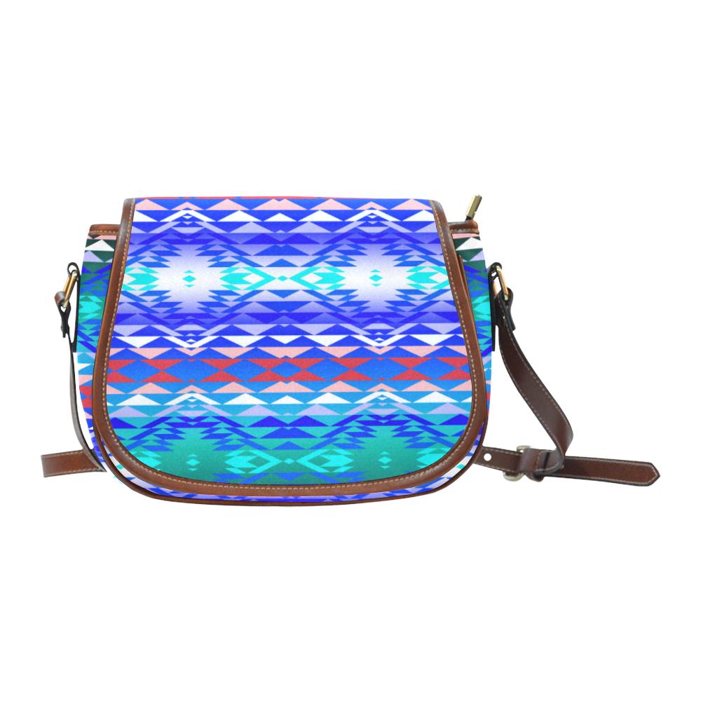 Taos Powwow 180 Saddle Bag/Small (Model 1649) Full Customization Saddle Bag/Small (Full Customization) e-joyer 