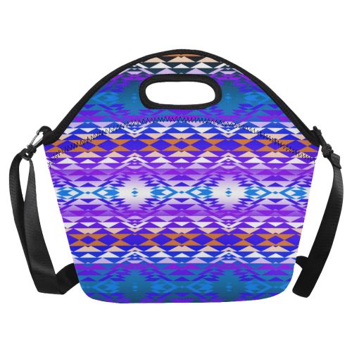 Taos Powwow 210 Neoprene Lunch Bag/Large (Model 1669) Neoprene Lunch Bag/Large (1669) e-joyer 