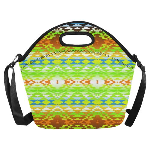 Taos Powwow 30 Neoprene Lunch Bag/Large (Model 1669) Neoprene Lunch Bag/Large (1669) e-joyer 