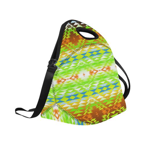 Taos Powwow 30 Neoprene Lunch Bag/Large (Model 1669) Neoprene Lunch Bag/Large (1669) e-joyer 