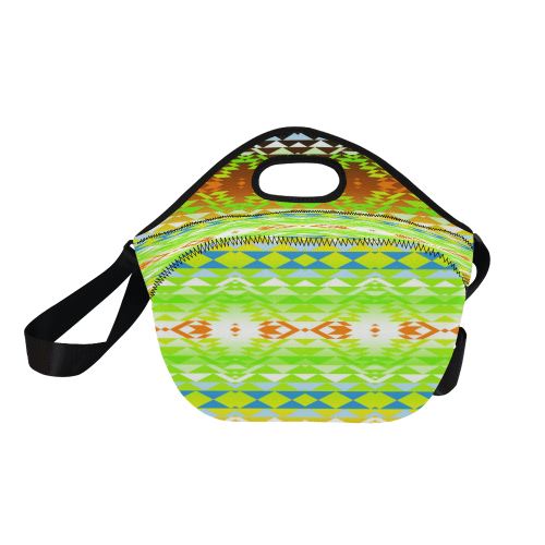 Taos Powwow 30 Neoprene Lunch Bag/Large (Model 1669) Neoprene Lunch Bag/Large (1669) e-joyer 