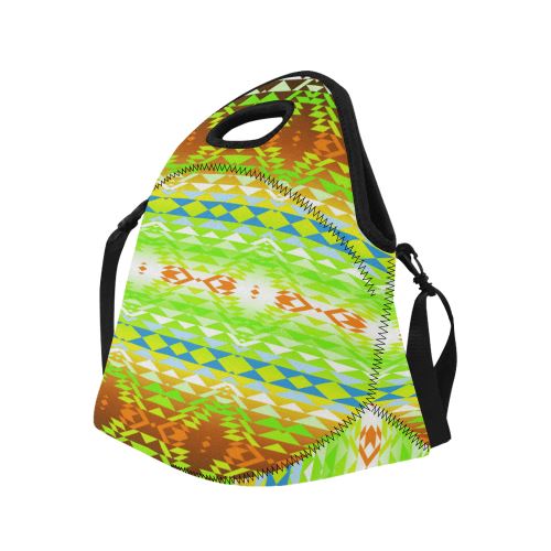 Taos Powwow 30 Neoprene Lunch Bag/Large (Model 1669) Neoprene Lunch Bag/Large (1669) e-joyer 