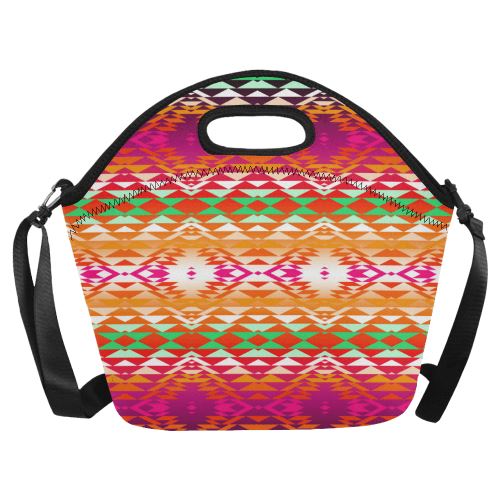 Taos Powwow 330 Neoprene Lunch Bag/Large (Model 1669) Neoprene Lunch Bag/Large (1669) e-joyer 