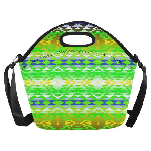 Taos Powwow 60 Neoprene Lunch Bag/Large (Model 1669) Neoprene Lunch Bag/Large (1669) e-joyer 