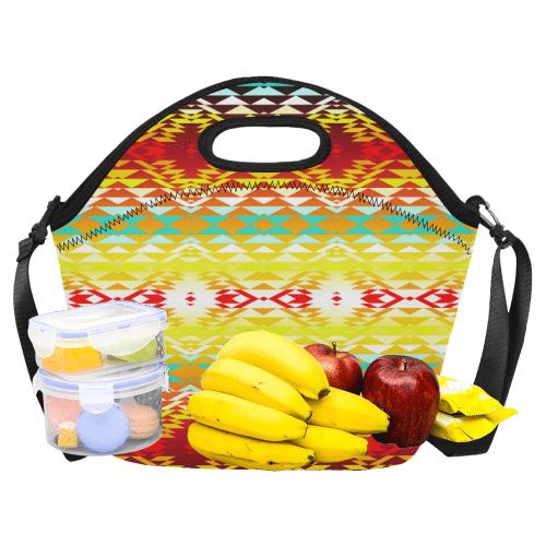 Taos Powwow Neoprene Lunch Bag/Large (Model 1669) Neoprene Lunch Bag/Large (1669) e-joyer 