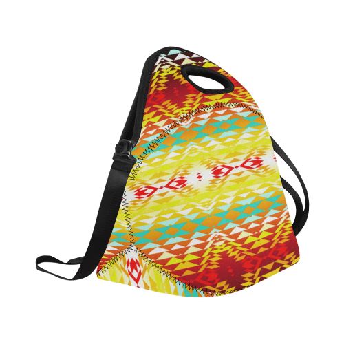 Taos Powwow Neoprene Lunch Bag/Large (Model 1669) Neoprene Lunch Bag/Large (1669) e-joyer 