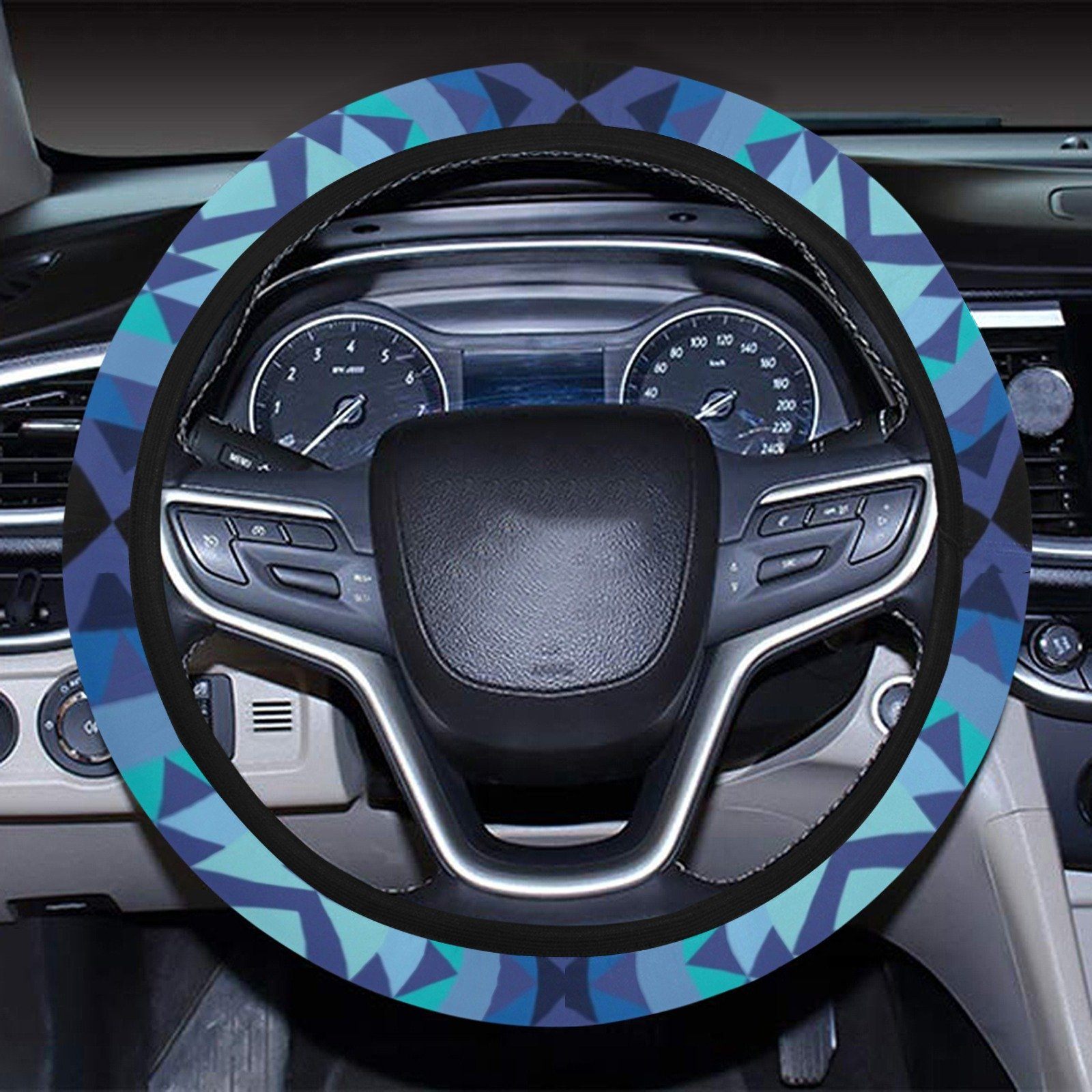 Tipi Steering Wheel Cover with Elastic Edge Steering Wheel Cover with Elastic Edge e-joyer 