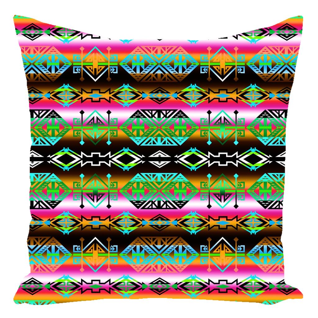 Trade Route North Throw Pillows 49 Dzine With Zipper Spun Polyester 16x16 inch