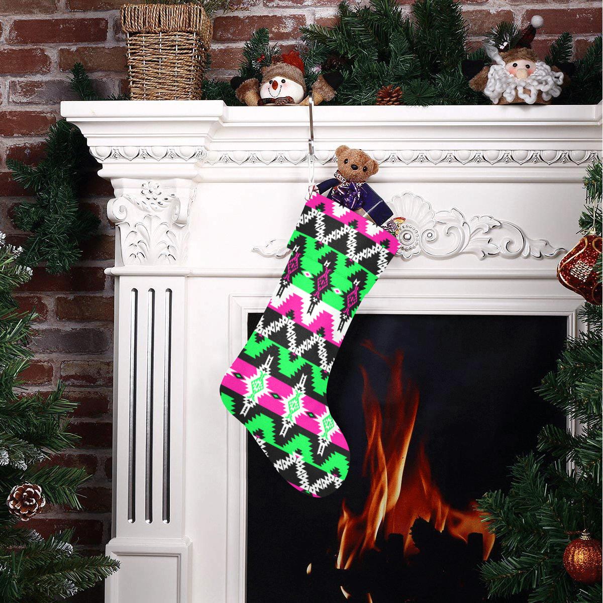 Two Spirit Ceremony Christmas Stocking holiday stocking e-joyer 