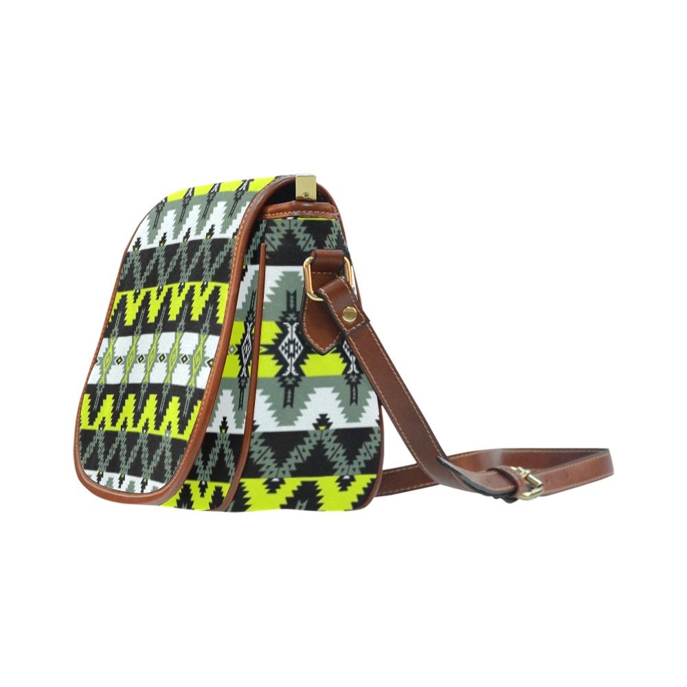 Two Spirit Medicine Saddle Bag/Small (Model 1649) Full Customization bag e-joyer 