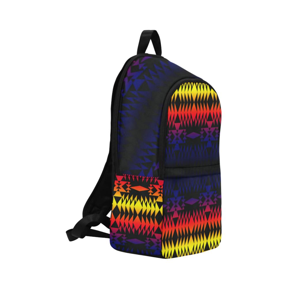 Two Worlds Apart Fabric Backpack for Adult (Model 1659) Casual Backpack for Adult (1659) e-joyer 