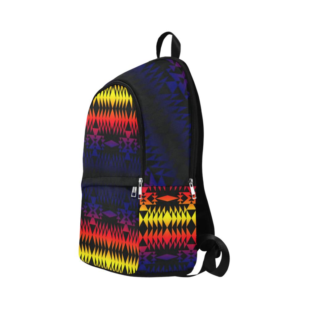 Two Worlds Apart Fabric Backpack for Adult (Model 1659) Casual Backpack for Adult (1659) e-joyer 