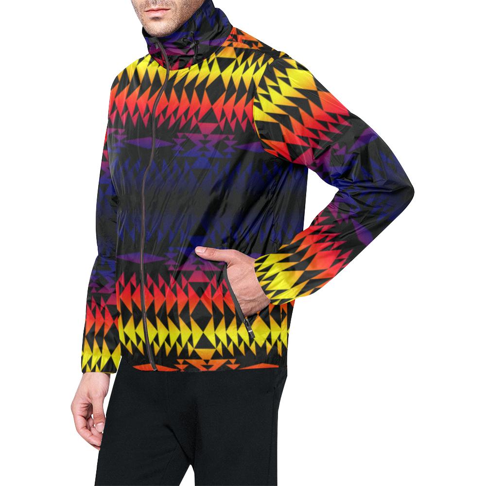 Two Worlds Apart Unisex All Over Print Windbreaker (Model H23) All Over Print Windbreaker for Men (H23) e-joyer 