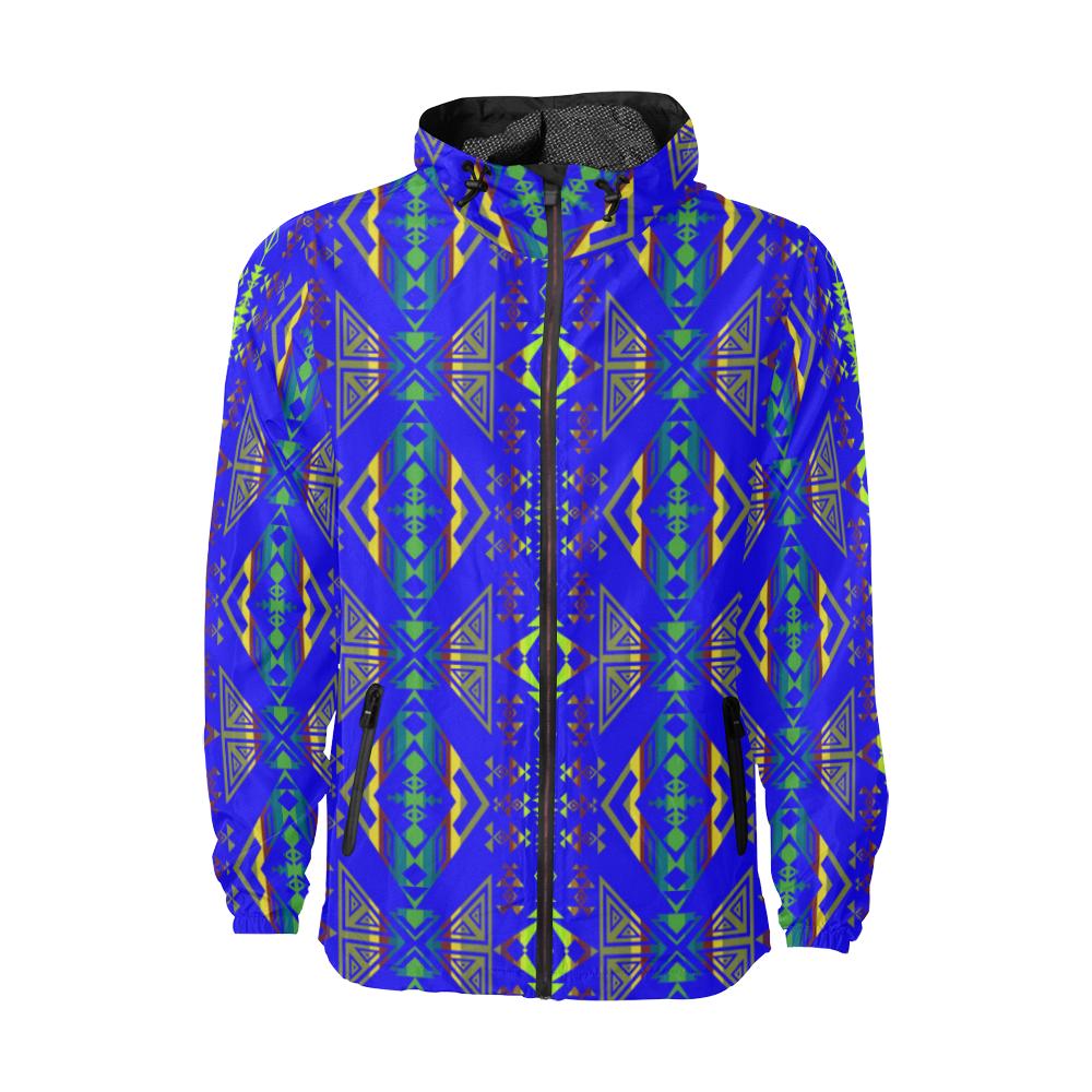 Upstream Expedition Midnight Run Unisex All Over Print Windbreaker (Model H23) All Over Print Windbreaker for Men (H23) e-joyer 