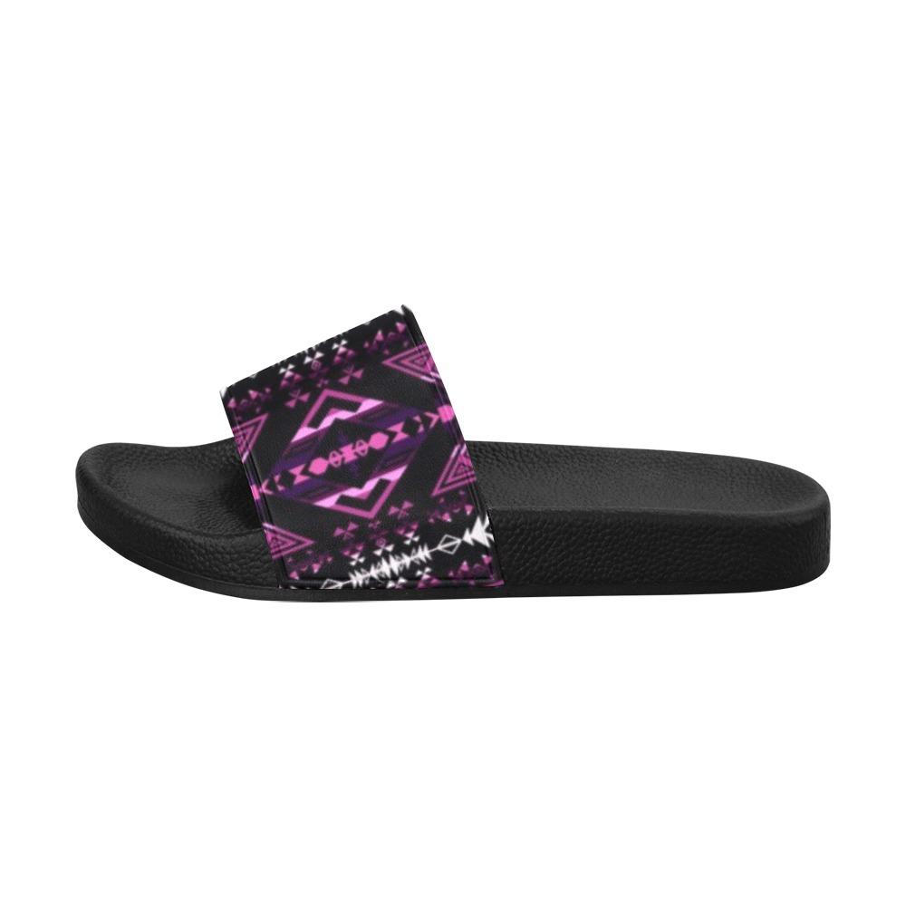 Upstream Expedition Moonlight Shadows Women's Slide Sandals (Model 057) Women's Slide Sandals (057) e-joyer 